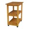 International Concepts Microwave Cart, Medium Oak WC04-185 - alternate 7